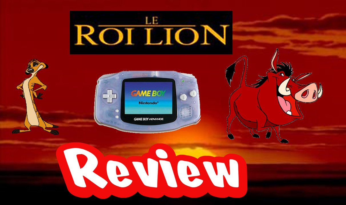 (Vidéo-test) Le Roi Lion sur Gameboy Advance