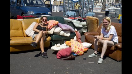 Chantier de jeunes scénographie du Festival de Thau 2014