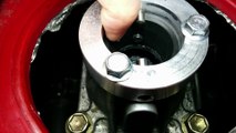 MRSS riser bolted down on sleeve bushing vertical play on lower wave washer VID_20140731_230722