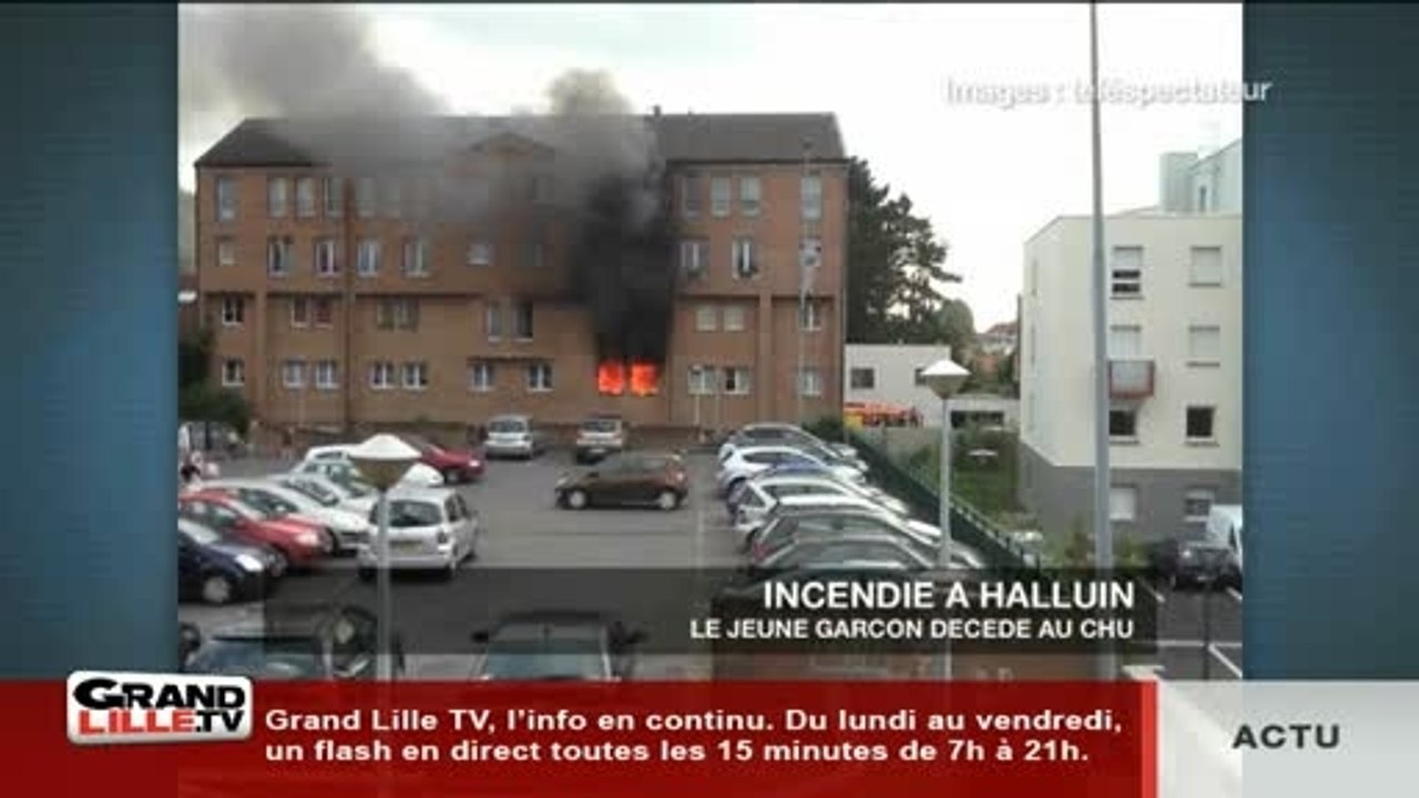 Incendie à Halluin