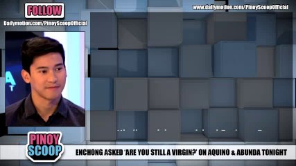 Enchong Dee Asked 'Are You Still A Virgin?' On Aquino & Abunda Tonight