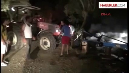 Samanlıkta Başlayıp Zeytinliğe Yayılan Yangın Korkuttu