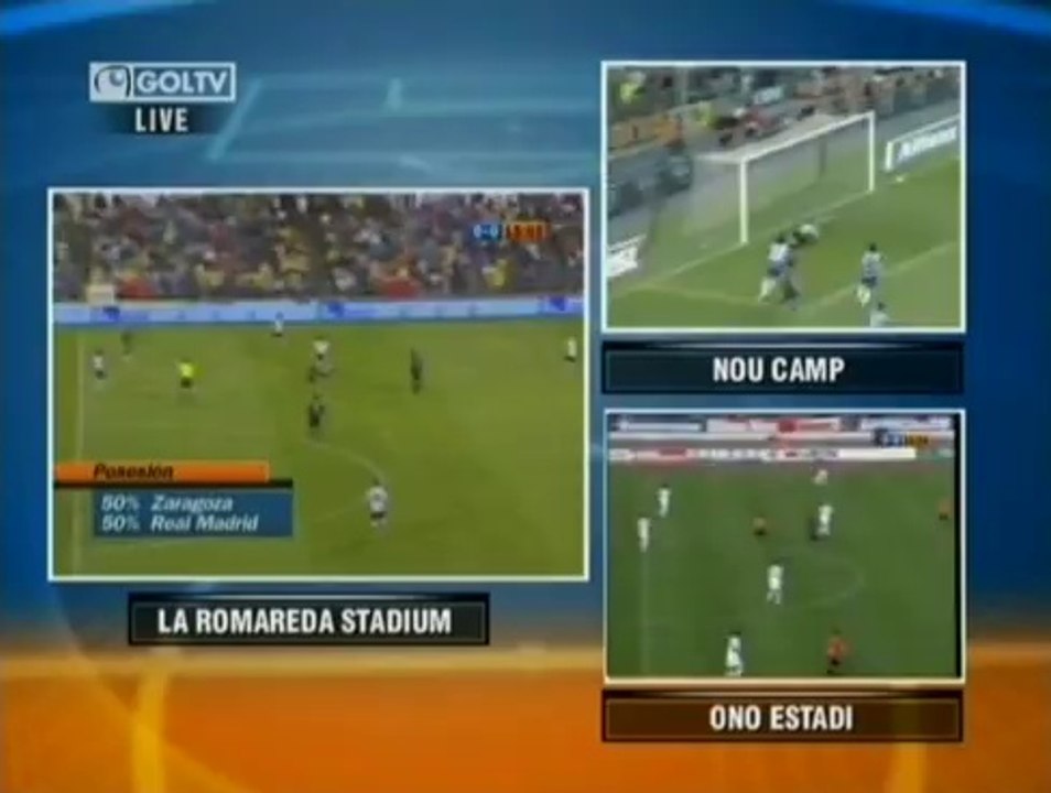 Real Zaragoza-Real Madrid 2-2 {TAMUDAZO}  [La Liga - 2006/2007] (1ª Parte)