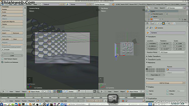 Blender Cycles Render Engine Elaborando Un Panal De Abejas Parte 1 - Moldeo