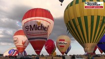VIDEO. Vouzailles accueille le ballet aérien de la Coupe d'Europe espoirs de montgolfières