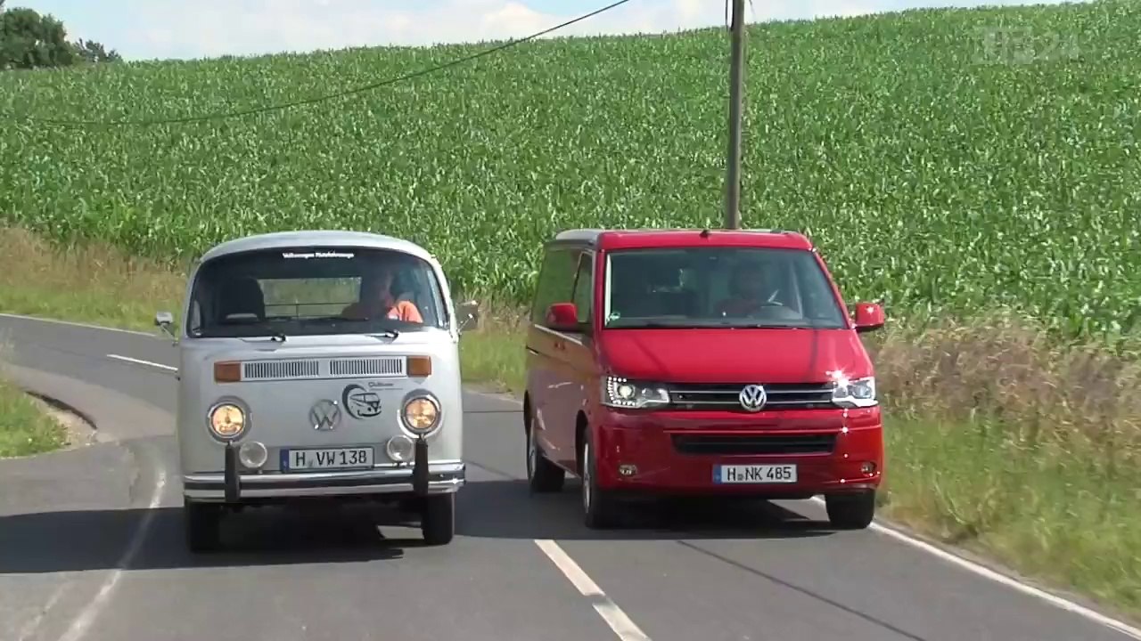 Im Vergleich: VW „Bulli“ T2 und der VW California – die Idee von Freiheit ist geblieben