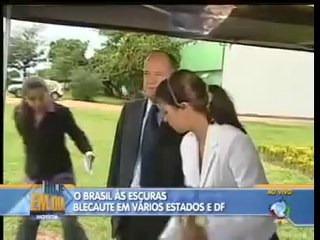 Barraco entre jornalistas no HOJE EM DIA - Record - 11/11/09
