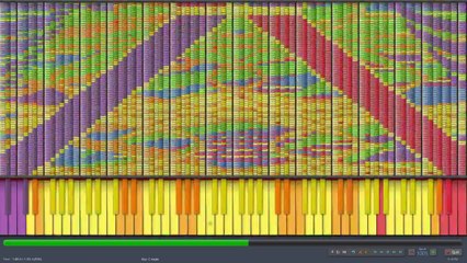 Morceau de piano impossible joué en MIDI : Synthesia - Armageddon to Archeopterix and Icaria 3