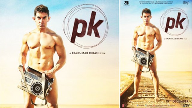 PK Poster OUT- Aamir Khan Goes Nude!!!