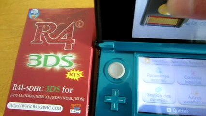 R4 3ds rts de carte maintenant fonctionne parfaitement sur 3DS 8.1.0-18E