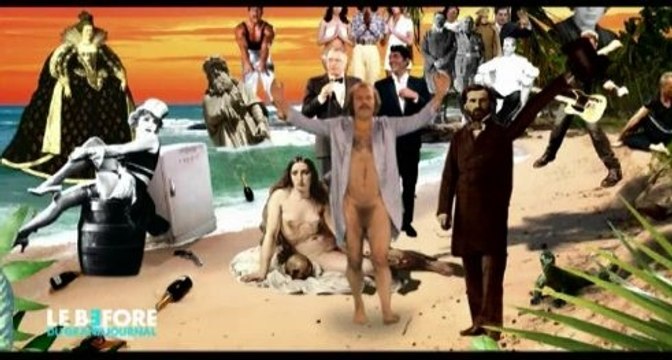 Philippe Katerine nu à la télé - ZAPPING PEOPLE BEST OF DU 15/08/2014