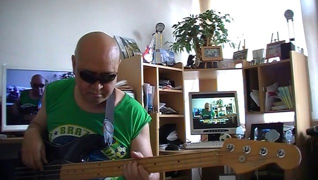 Stanley Clark Victor Wooten Marcus Miller Beat it bass cover Bob Roha