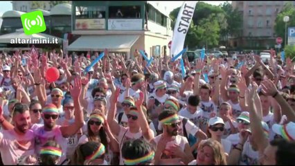 Rimini: Color Run 2 agosto 2014, il video della corsa