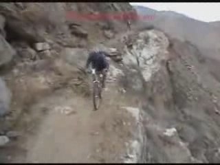Chute en vtt