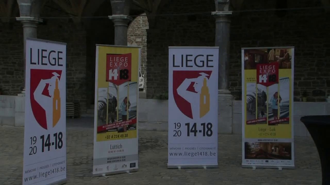 Liège dans la tourmente  au musée de la vie wallonne.
