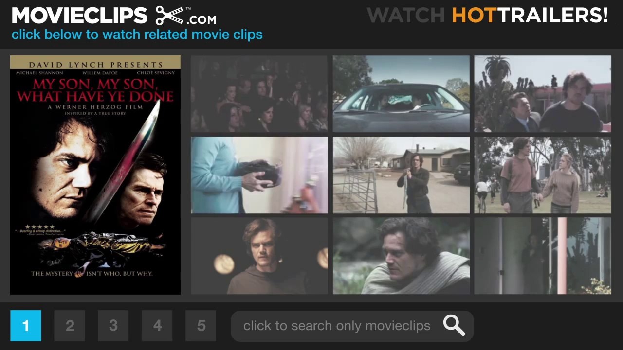 My Son, My Son, What Have Ye Done Official Trailer #1 - (2009) HD