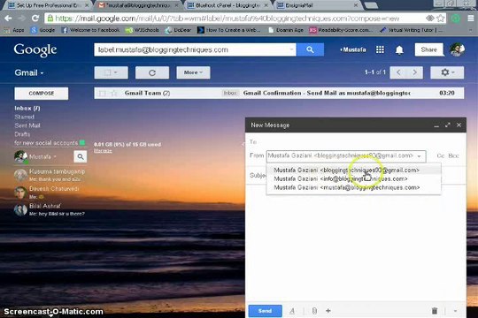 How to set up free professional email address with your own domain name (Part-2)