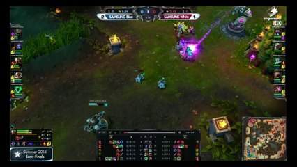 SAMSUNG White vs SAMSUNG Blue - OGN Summer 2014 - Semi-Finals Part 7