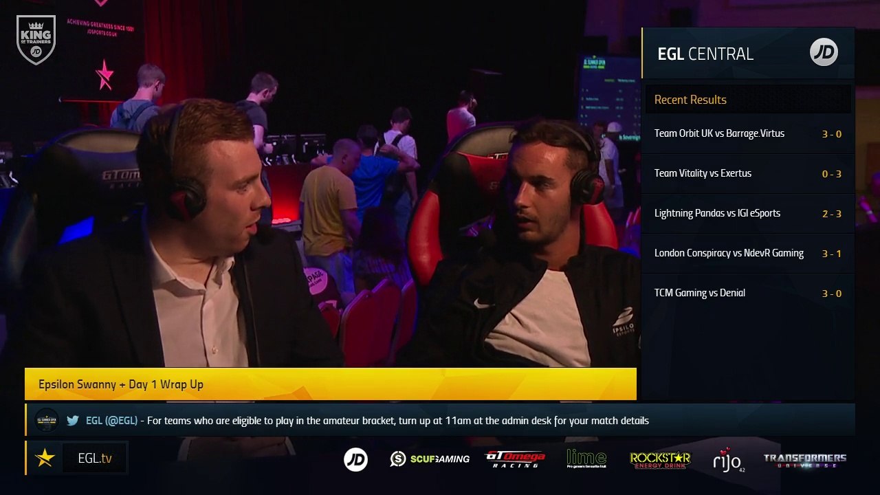 EGL13 : Post Winners 3 : Swanny Interview