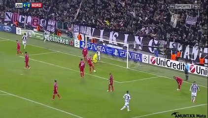 Juventus - Nordsjaelland 4-0 (07.11.2012) 4a Giornata, Gironi Champions League.