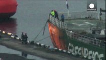 Greenpeace ship Arctic Sunrise leaves Russia