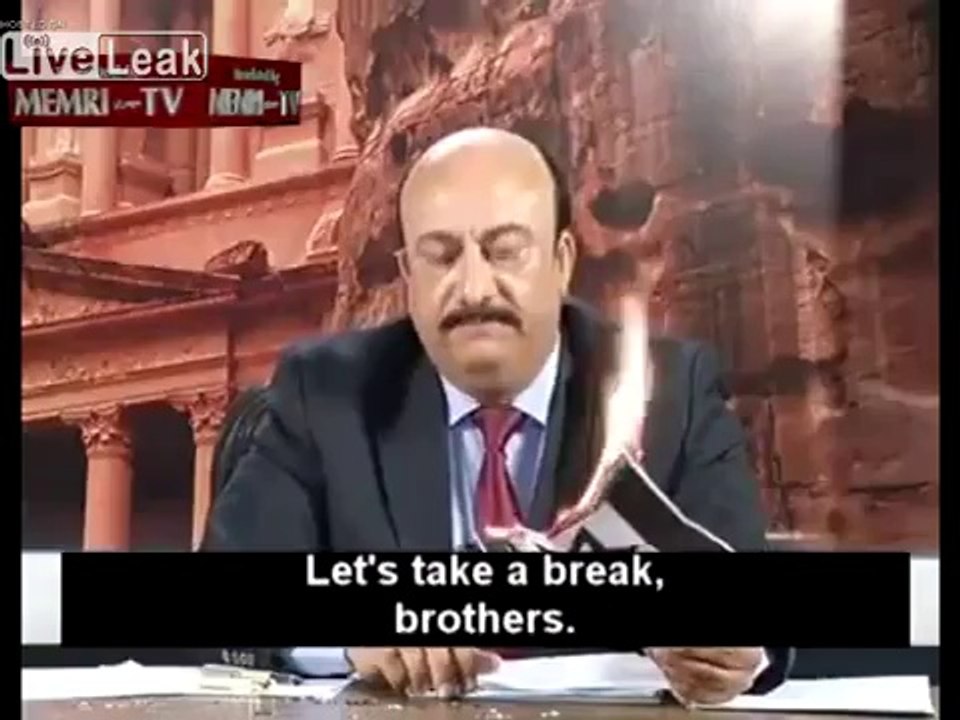 Jordanian TV Hosts Burns Israeli Flag Live On Air