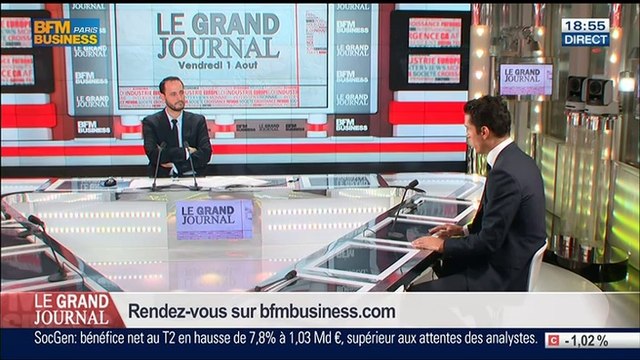 Matthieu Rolin et Alexandre Baradez, dans Le Grand Journal – 01/08 4/8