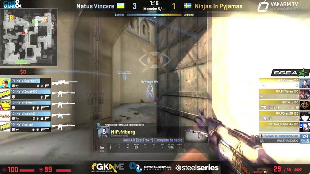ESEA - NiP vs NaVi - de_dust2