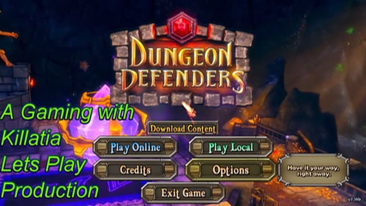 Lets Play Dungeon Defenders part 1 (2012 video)