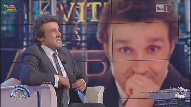 Flavio Insinna intervistato a Porta a Porta, parte terza