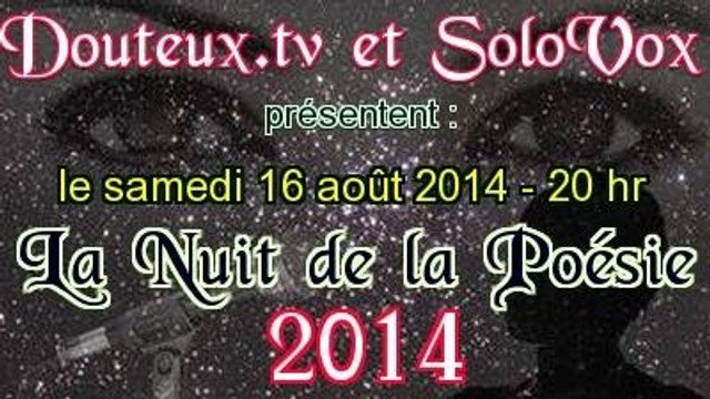 Yvon Jean reçoit - 68 - Invitation à la NUIT de la Poésie # 2
