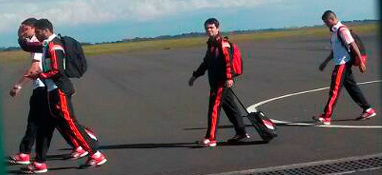 Fla chega à Chapecó e Alecsandro é o mais querido da torcida