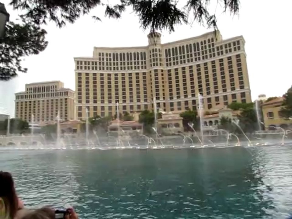 fontaines musicales, hôtel "Bellagio" à Las Vegas