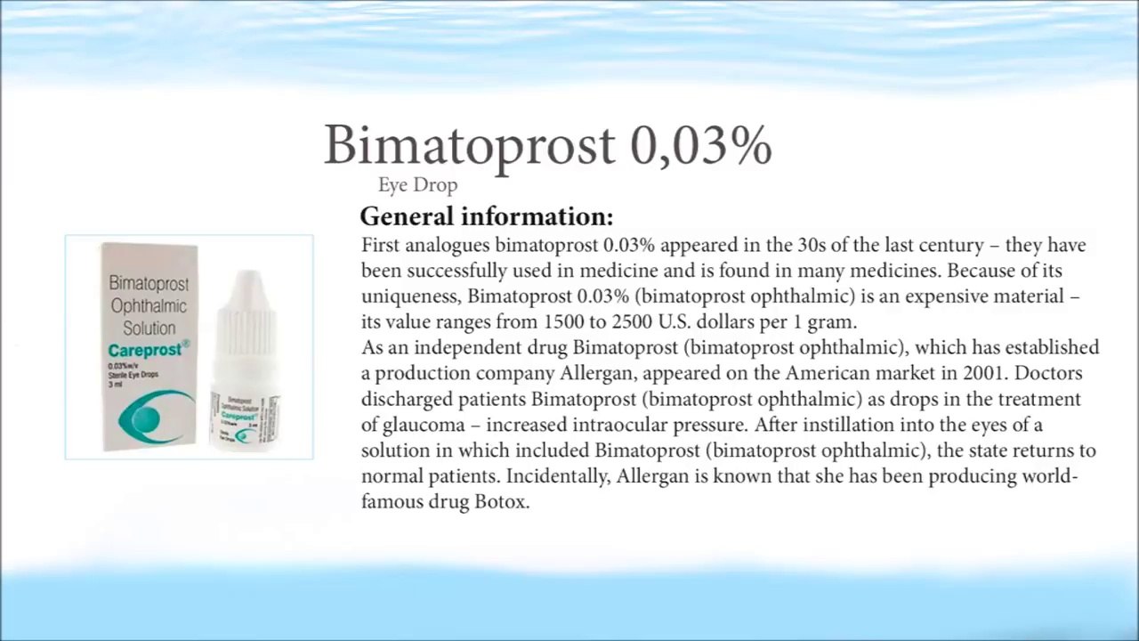 Bimatoprost