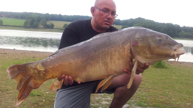 Lac du bourdon Carpe Miroir de 16,2 kilos