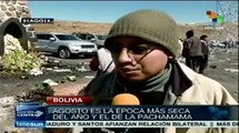 Indígenas bolivianos celebran todo el mes de agosto a la Pachamama