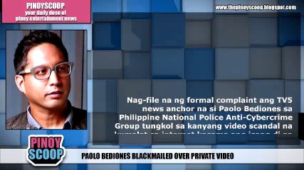 Paolo Bediones Blackmailed Over Private Video; Files Complaint At PNP Anti-Cybercrime Group