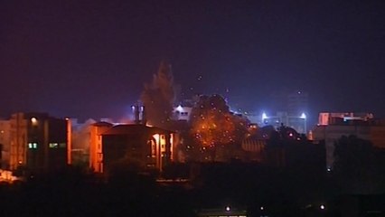 Large explosion seen in central Gaza