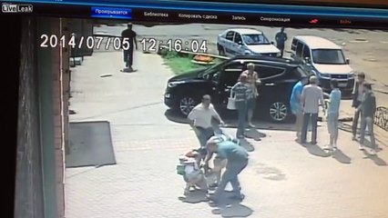 Baby Run Over By Pathetic Driver And Survives