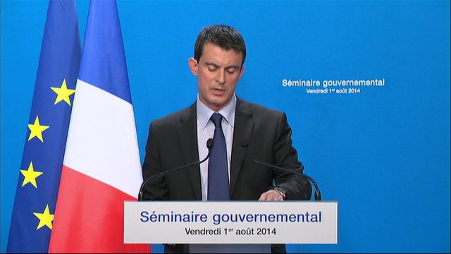 Manuel Valls annonce une rentrée difficile