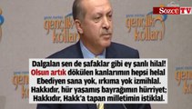 Erdoğan'ın İstiklal Marşı`nı yanlış okuması