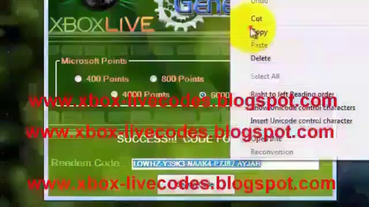 Free Microsoft Points Code Generator Newly 2014