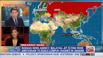 Malaysia Airlines flight MH 17 crashes in Ukraine - Full first Clip