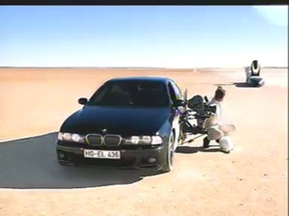 Old BMW M5 "Jet Car" Commercial