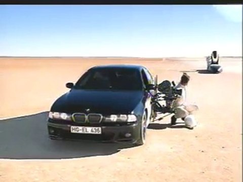Old BMW M5 Jet Car Commercial