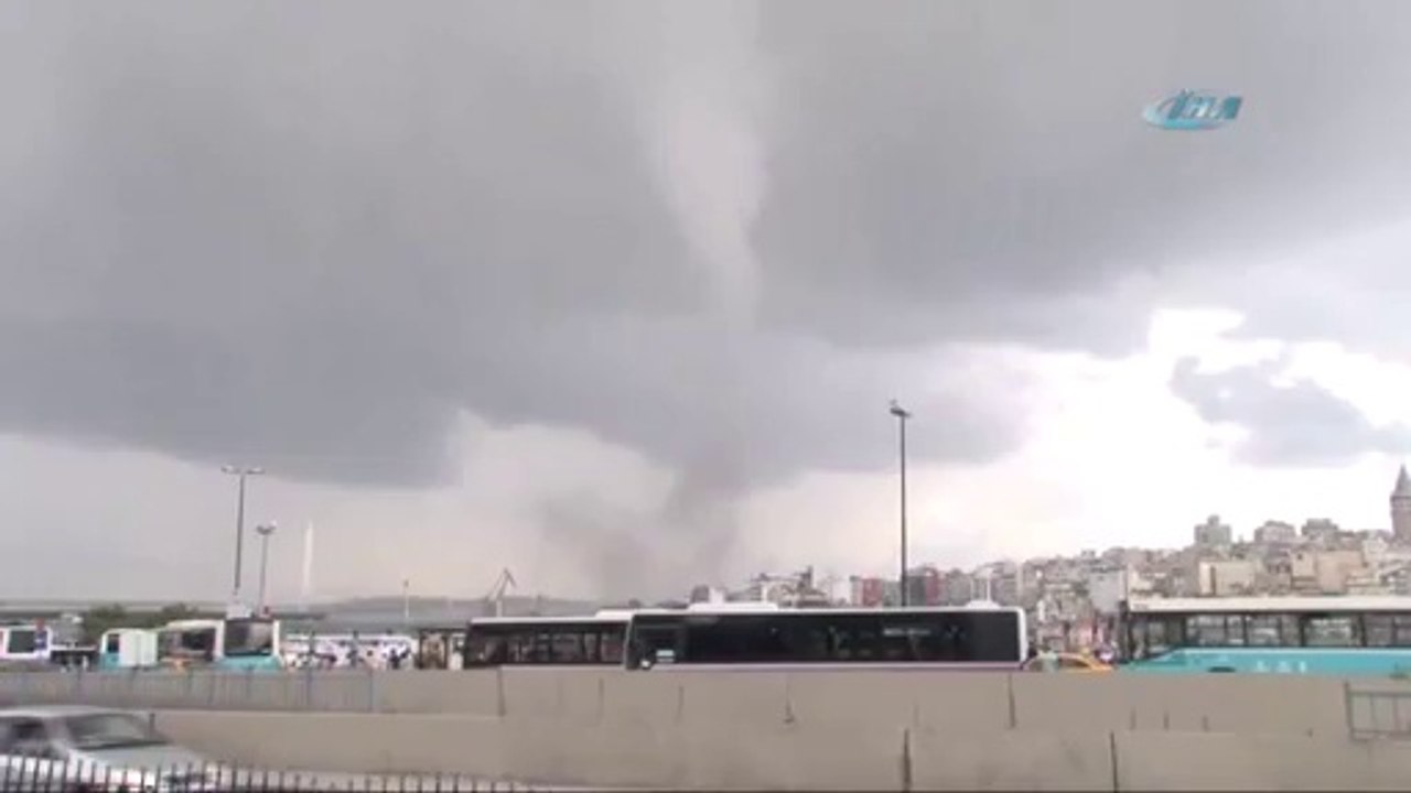 İstanbul'da hortum dehşeti