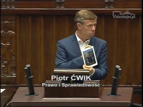 Poseł Piotr Krzysztof Ćwik - Wystąpienie z dnia 25 lipca 2014 roku.