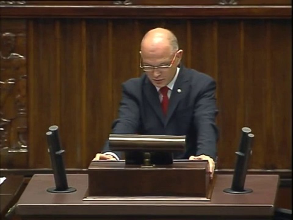 Poseł Waldemar Andzel - Wystąpienie z dnia 25 lipca 2014 roku.