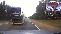 Awesome hit and run between russian cops and drunk truck driver. So violent...