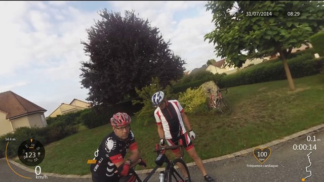 GARMIN VIRB Elite - Les bords de Loire - 1ère partie - RDV à Roëzé